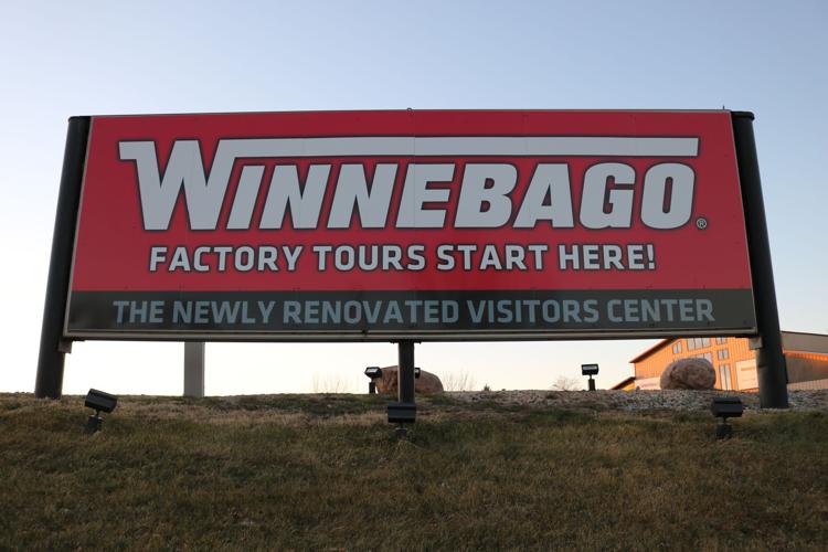 Winnebago Visitor's Center New Sign
