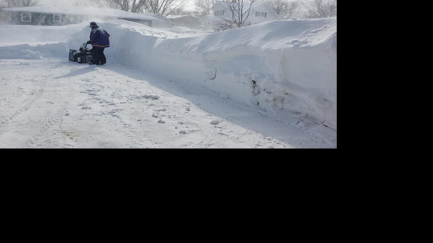 Photos Readersubmitted images of REALLY BIG North Iowa snow drifts Mason City & North Iowa