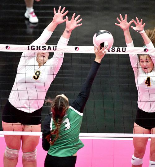 Osage vs Tipton state volleyball