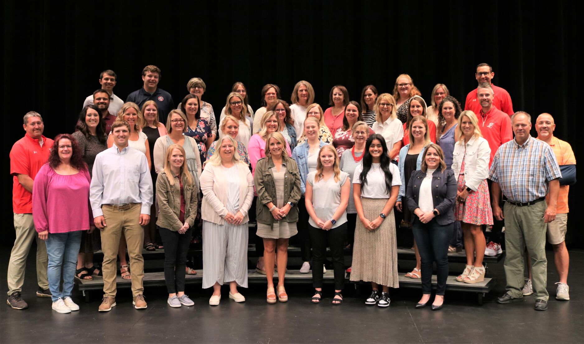 Staff members at Forest City Community Schools begin 202324 school year