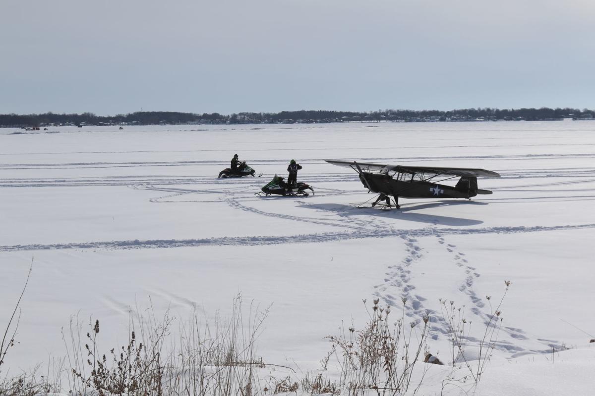 Ice landing A small plane makes emergency landing on Clear Lake