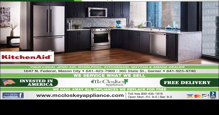 Kitchen Appliances & Appliance Service in Mason City, IA.