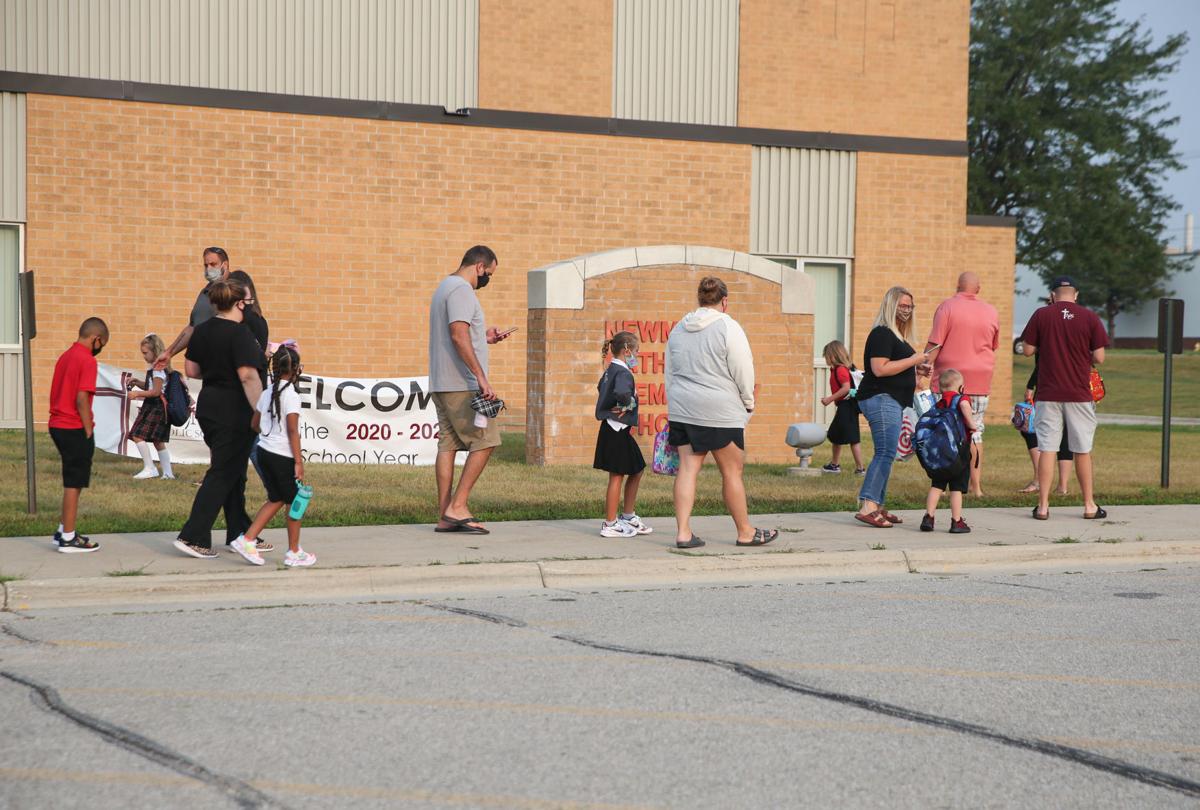 PHOTOS Students return to Newman Catholic on first day