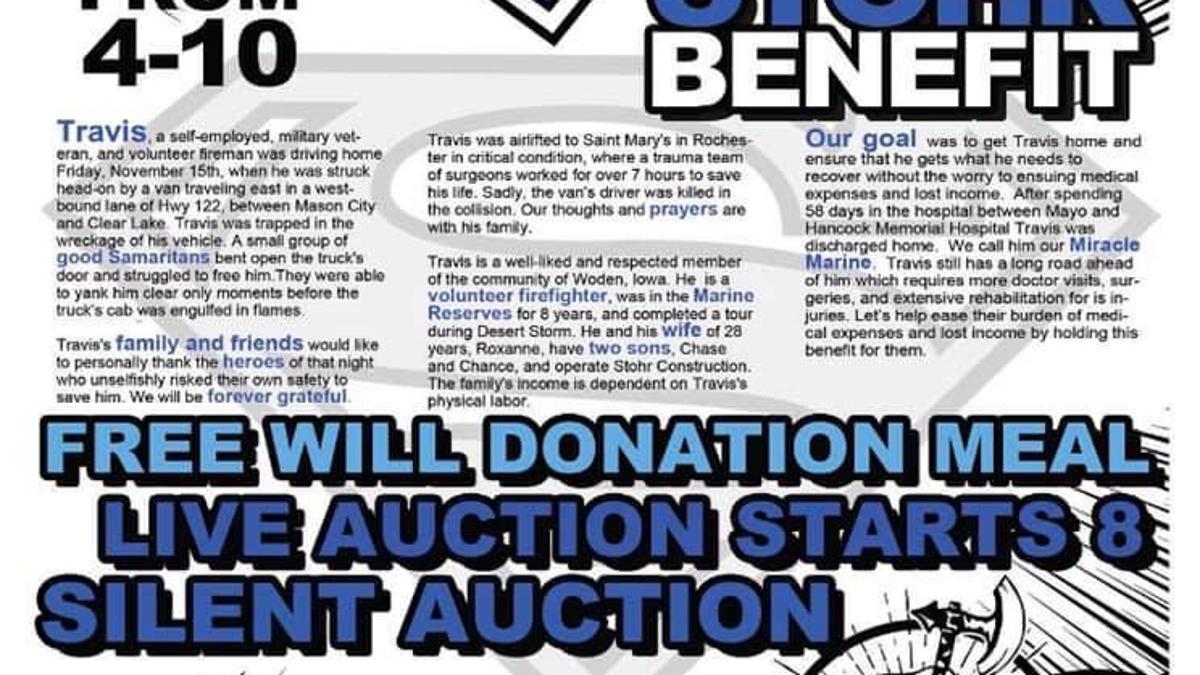 Benefit Planned For North Iowa Veteran Injured In Crash Near Mason City Airport Latest News Globegazette Com
