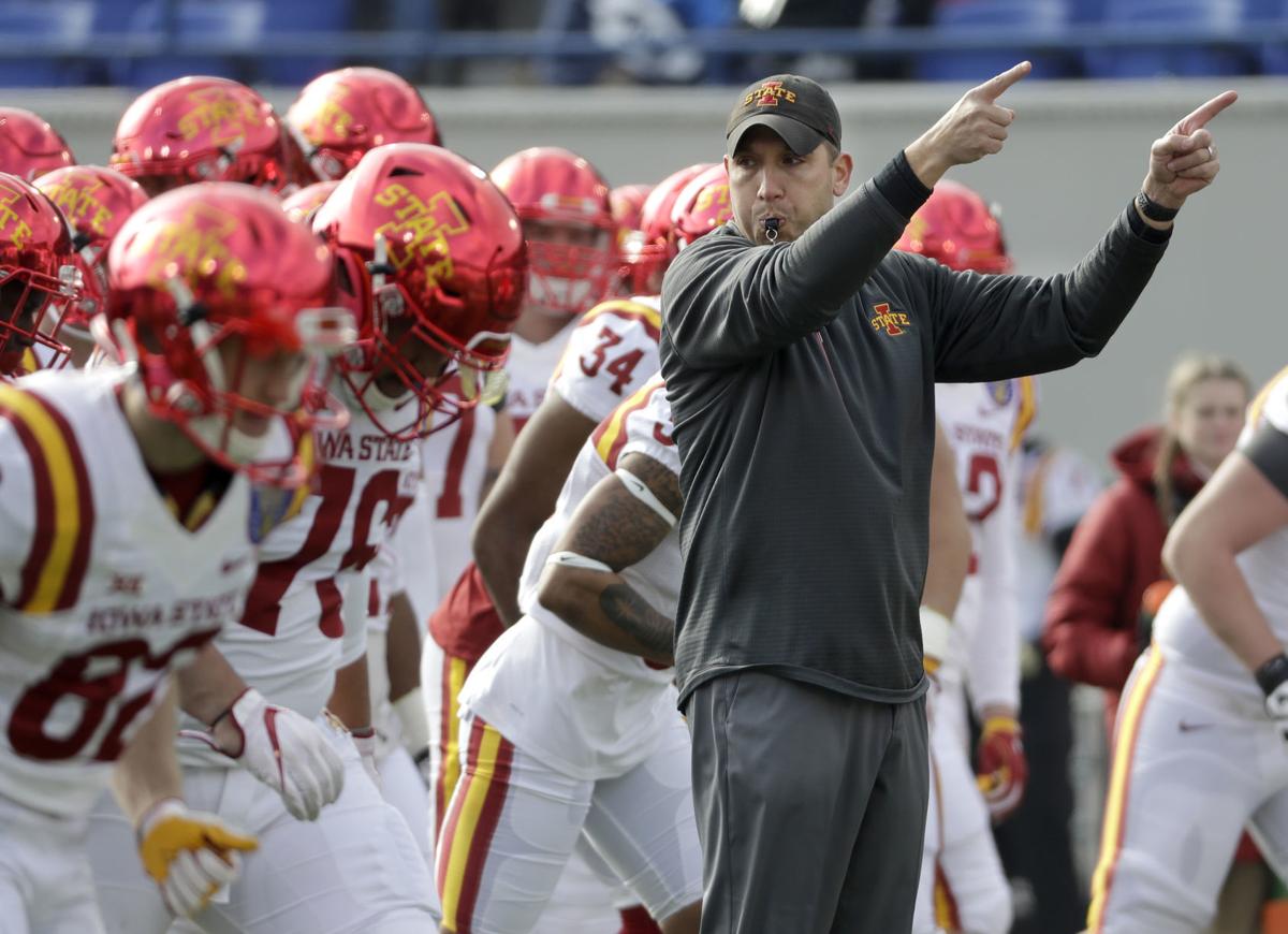 Campbell Fills Coaching Vacancies From Within Iowa State Football Program North Iowa College Sports Globegazette Com