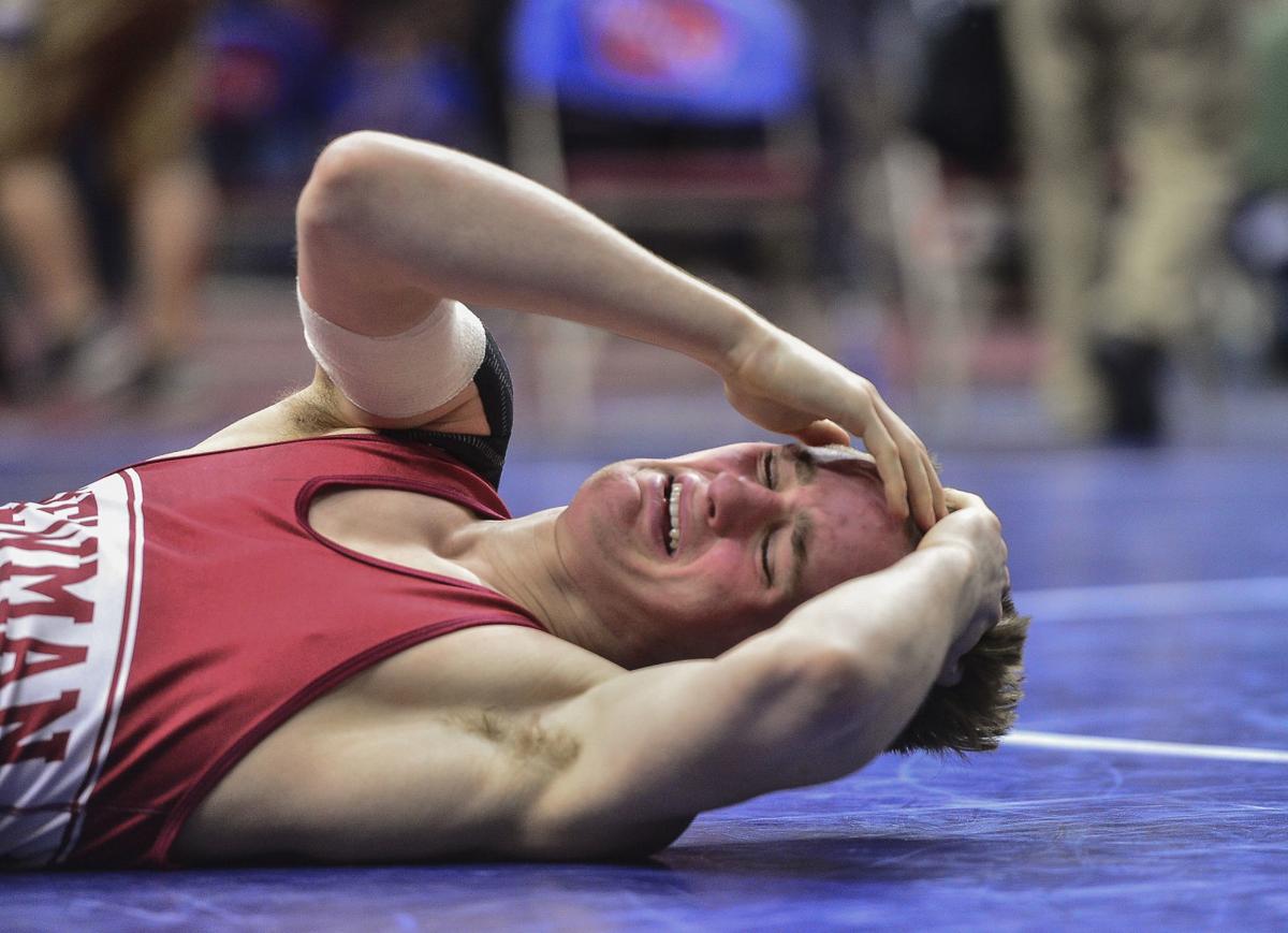 High School wrestling Cullan Schriever's 3peat bid ends in injury