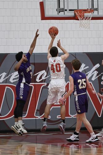 Carson Strukel shoots versus Lake Mills