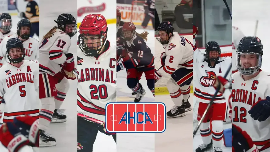 Seven Cardinal Hockey Players Named AHCA Krampade All-American Scholars