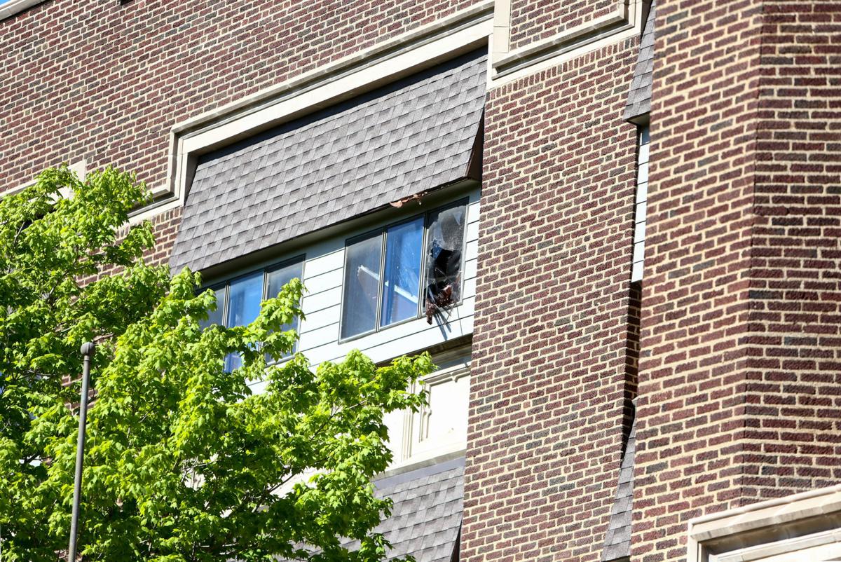 Cerro Gordo public health office closed; Mohawk Square roof collapses