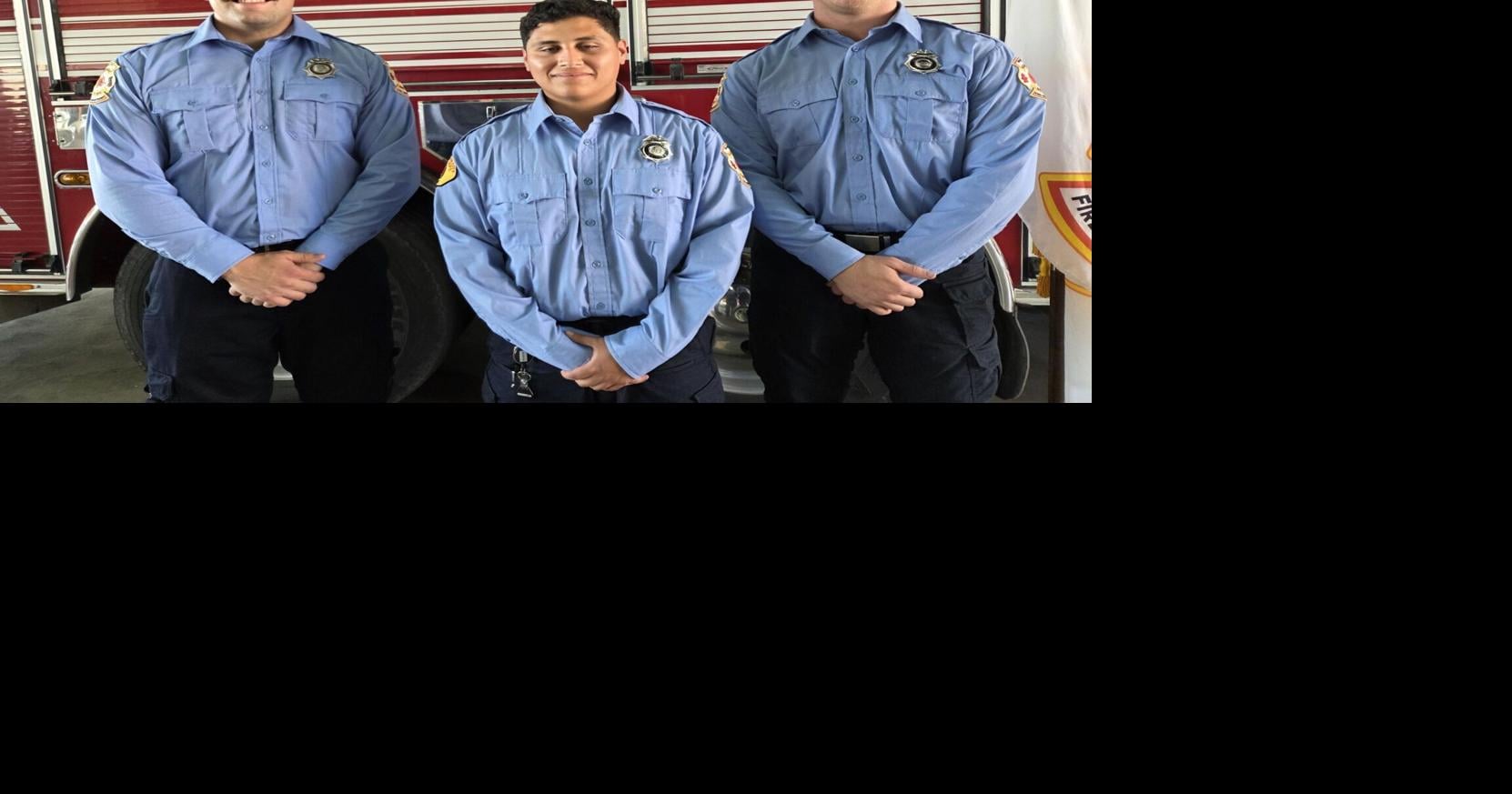 Three new Mason City Fire Department members sworn in