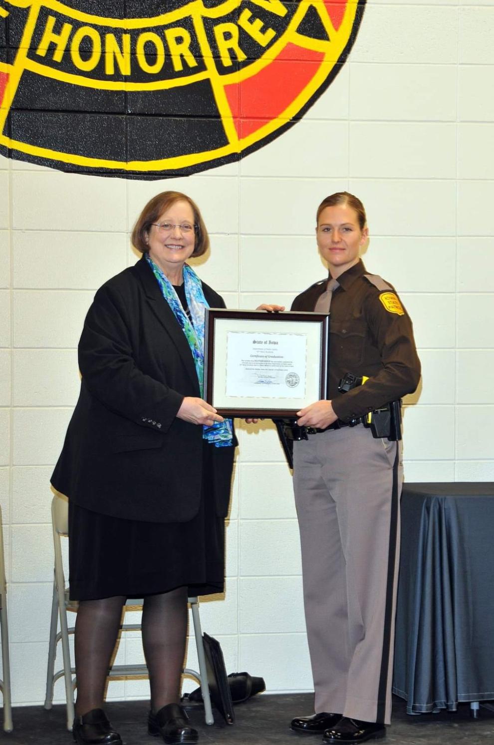 St. Ansgar native graduates from Iowa State Patrol Academy