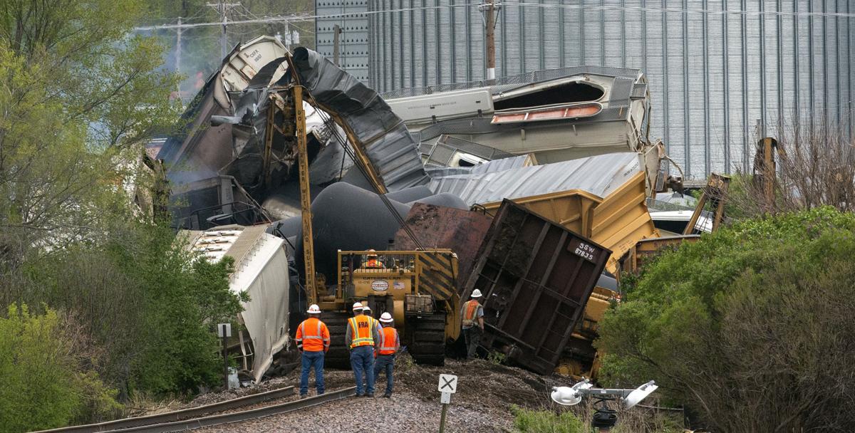 WATCH NOW Union Pacific crews have finished clearing train cars in