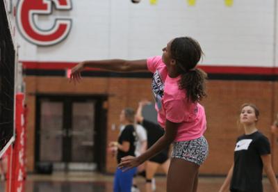 Mason City volleyball practice - Jada Williams 1