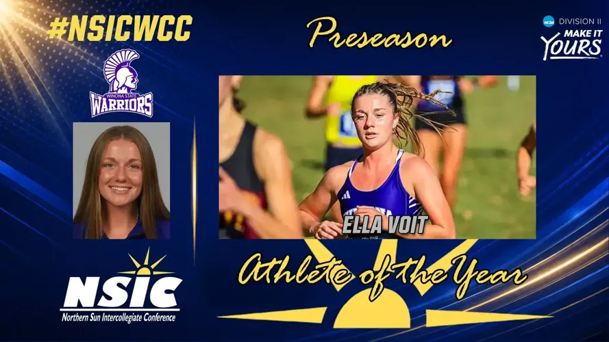 ELLA VOIT VOTED NSIC PRESEASON CROSS COUNTRY ATHLETE OF THE YEAR; WARRIORS SELECTED FIRST