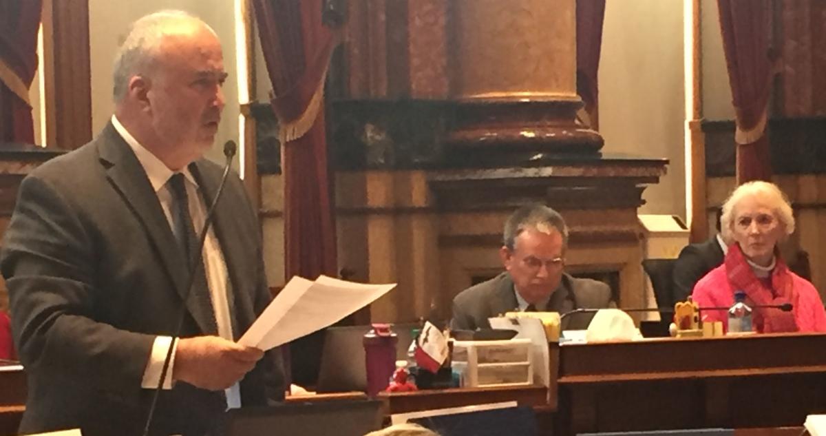 Jim Carlin Sioux City Iowa Senate abortion amendment