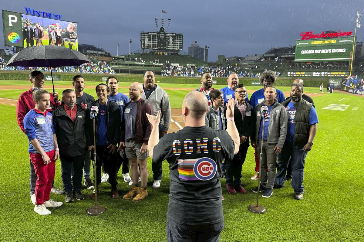 AP PHOTOS: MLB teams celebrate LGBTQ+ community with ballpark Pride Nights