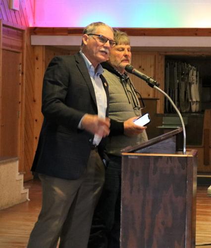 Senator Dennis Guth and Hancock County Republican Chair Bud Jermeland .JPG