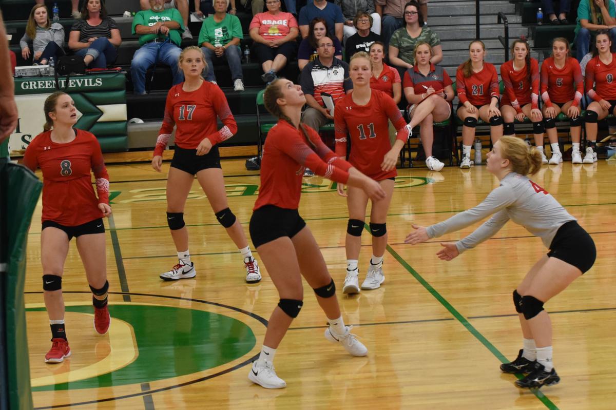 St. Ansgar volleyball Saints drop a pair of matches (with photos