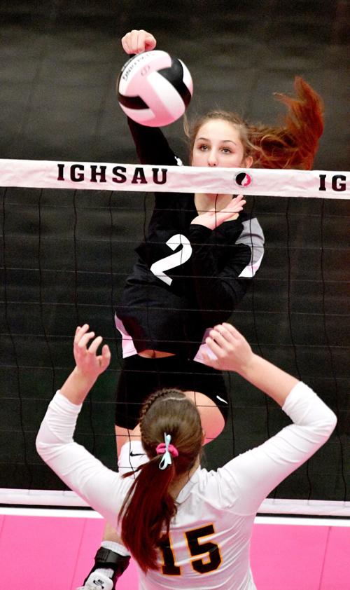 Osage vs Tipton state volleyball