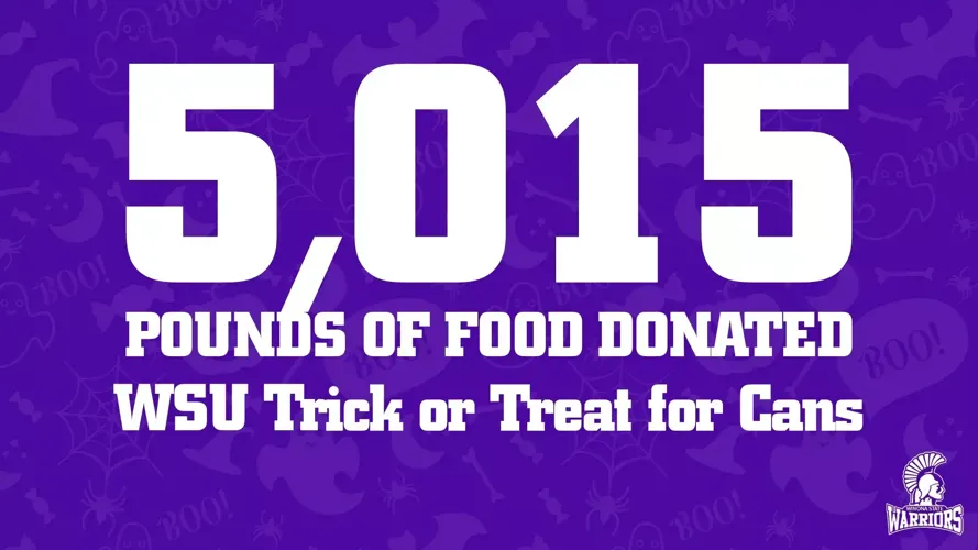 Winona State’s Trick or Treat for Cans Generates Record High