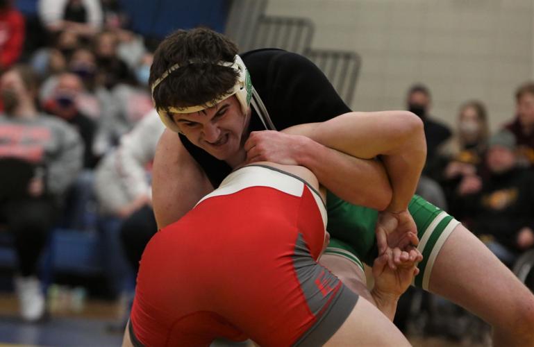 Boys wrestling Class 2A District Tournament - Muller