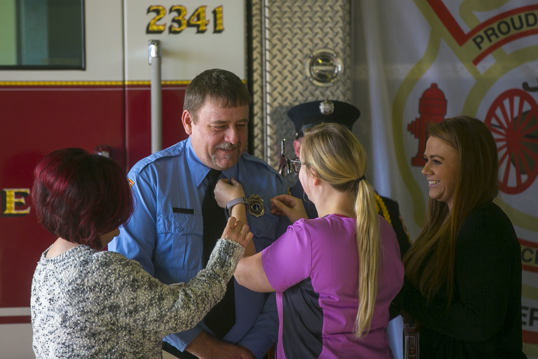 Two promoted one hired at Mason City Fire Department with photos