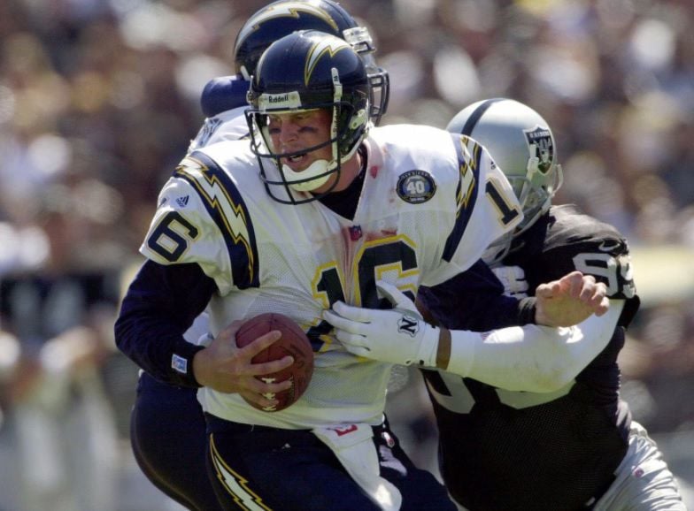 Ryan Leaf San Diego Chargers Autographed 8x10 Photo. There is a