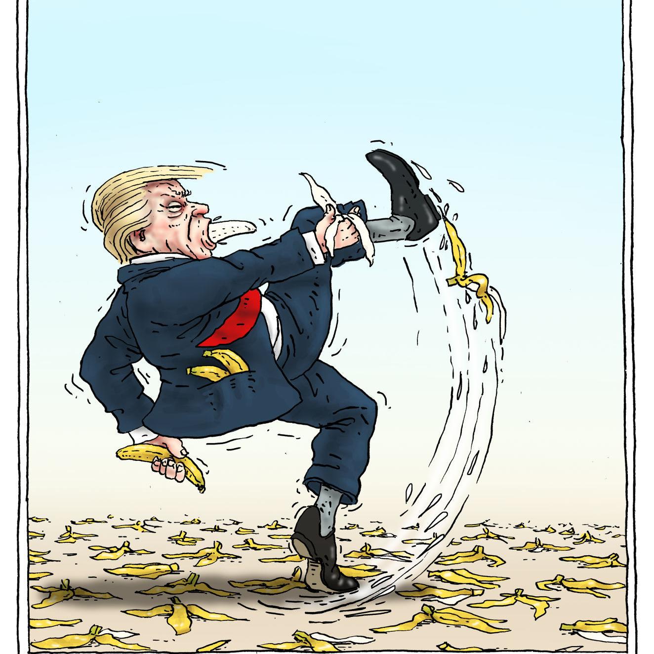 Political Cartoons Trump Cyberattacks Mueller Justice Russia Column Globegazette Com
