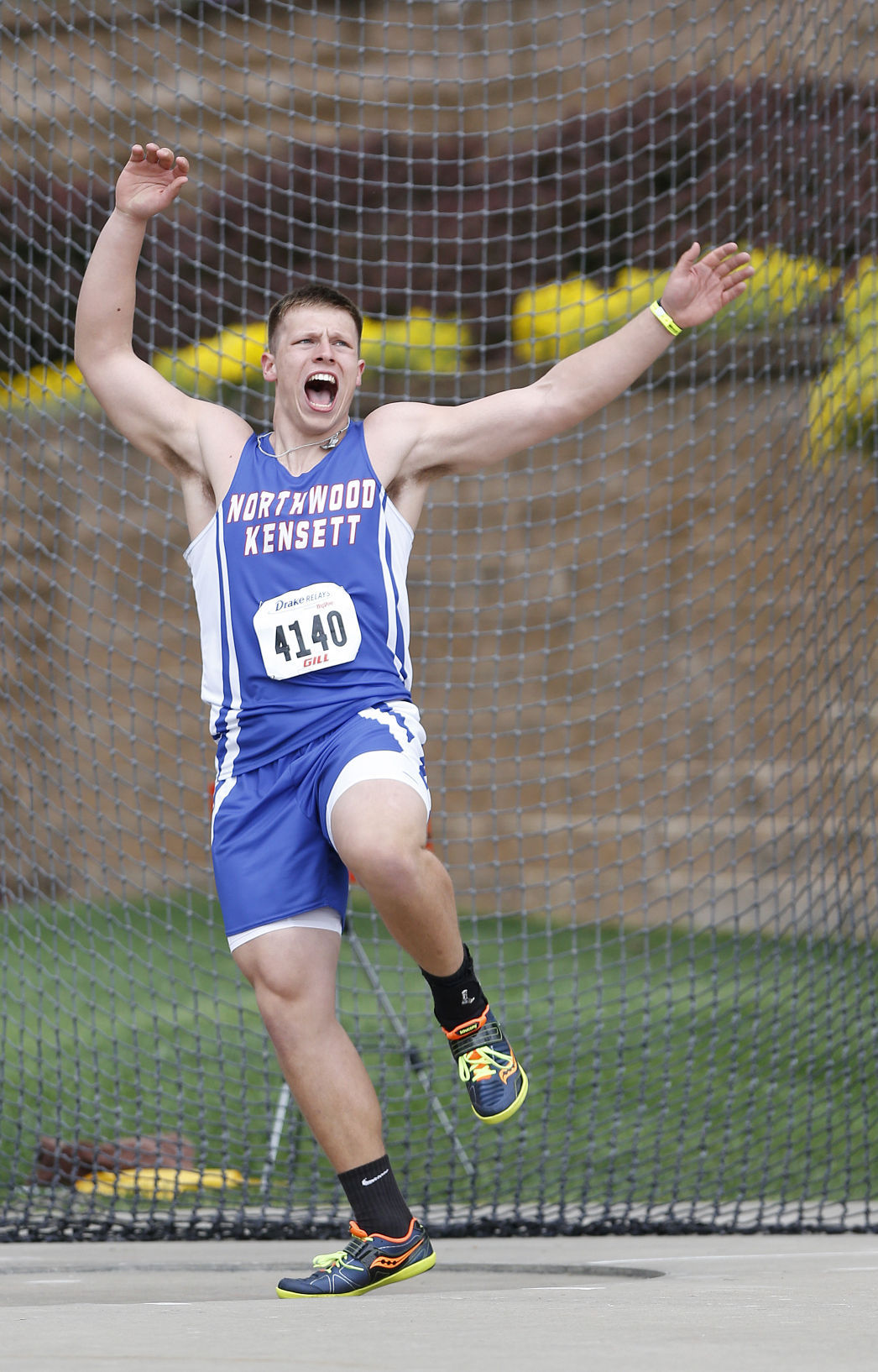 Conquering hero NorthwoodKensett's Yezek wins Drake Relays discus