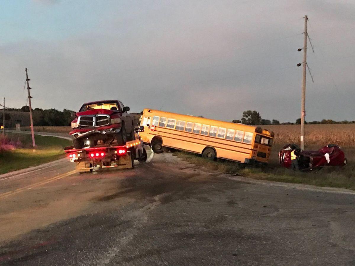 Update Police identify woman killed in Iowa crash involving school bus