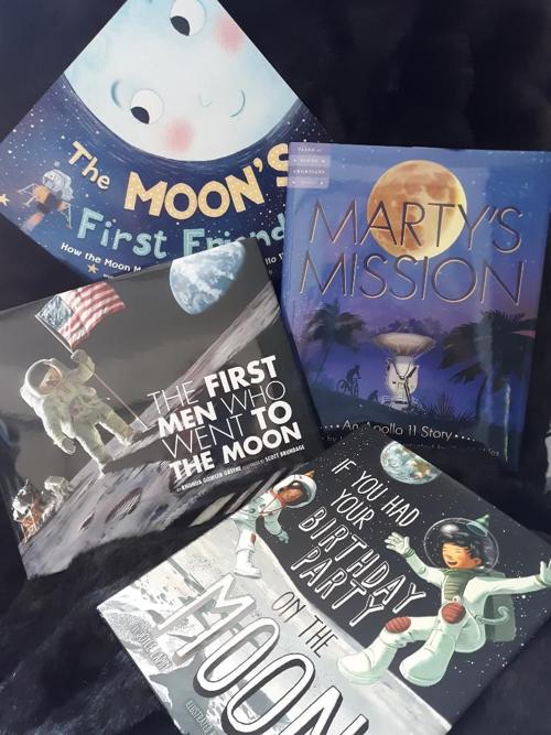 Moon anniversary books for kids