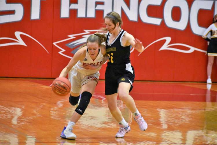 West Hancock vs. Bishop Garrigan girls-Leerar