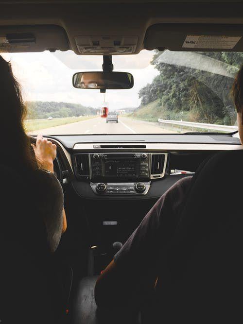 car driving stock photo