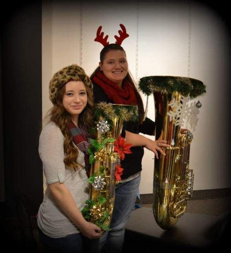 WHHS students TubaChristmas