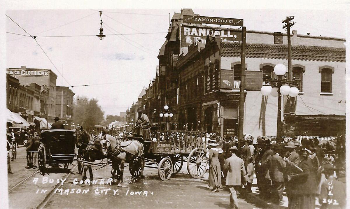 North Iowa history in photos Mason City street scenes of the early 1900s Mason City & North