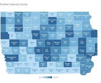 New active COVID-19 cases outpaced recoveries in Cerro Gordo County over the past week