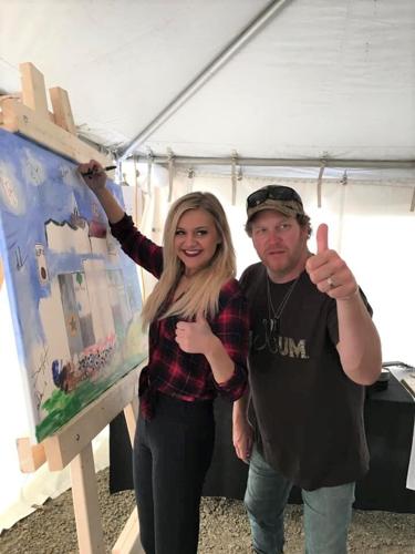 Kelsi Ballerini and Joe Denim are pictured..jpg
