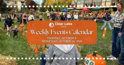 Clear Lake Events October 8-14, 2026