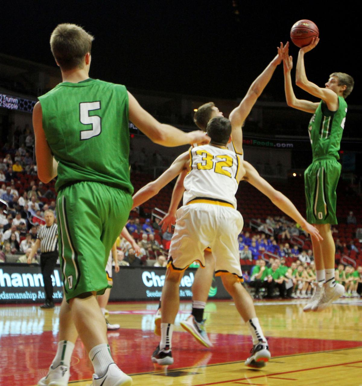 Green Cascade Too Much For Osage North Iowa High School Boys