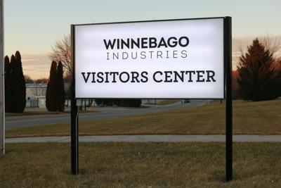 Winnebago Visitor's Center Sign