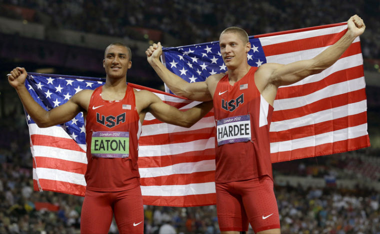 Ashton Eaton repeats as decathlon gold medalist