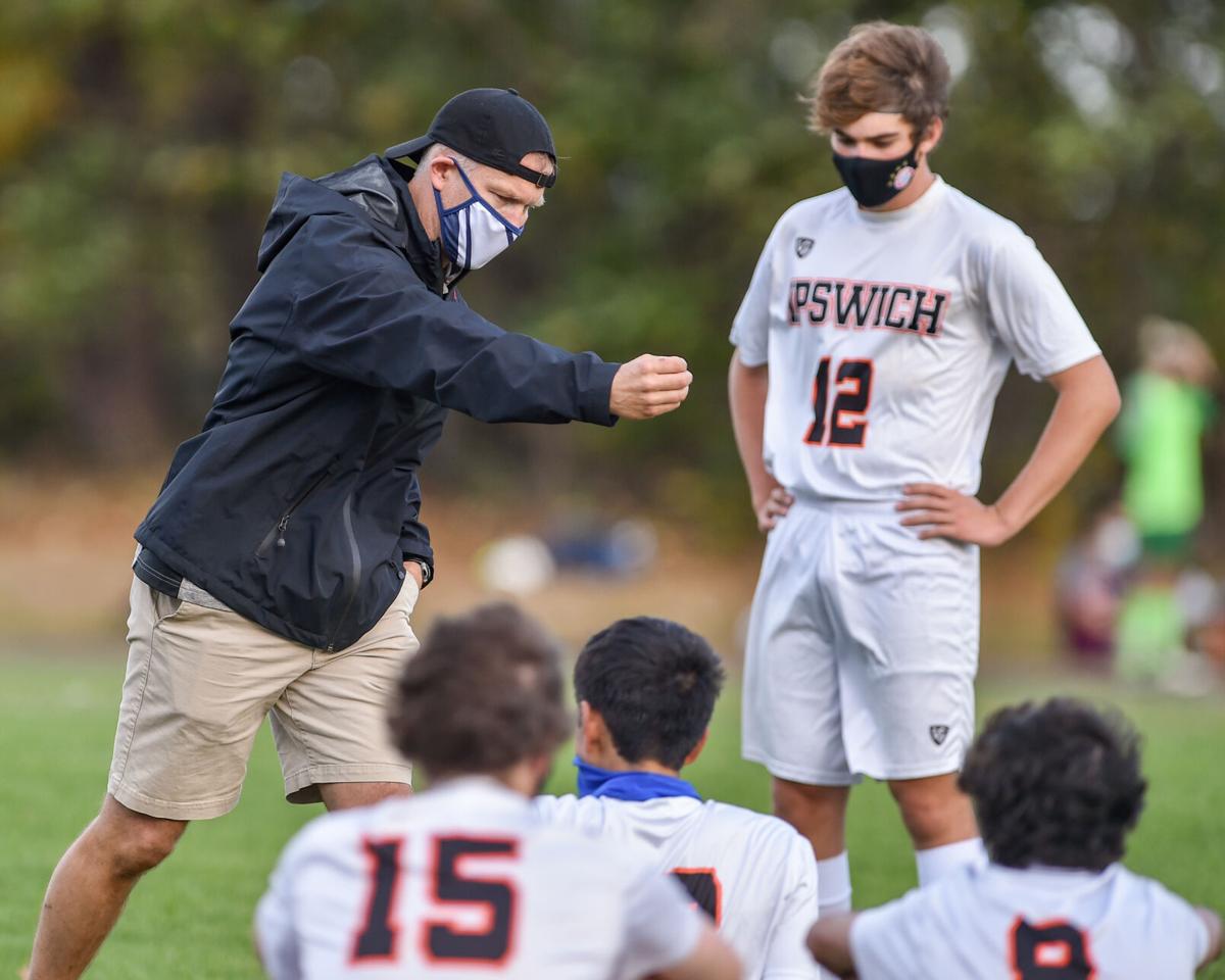 Ipswich at Rockport varsity boys soccer game