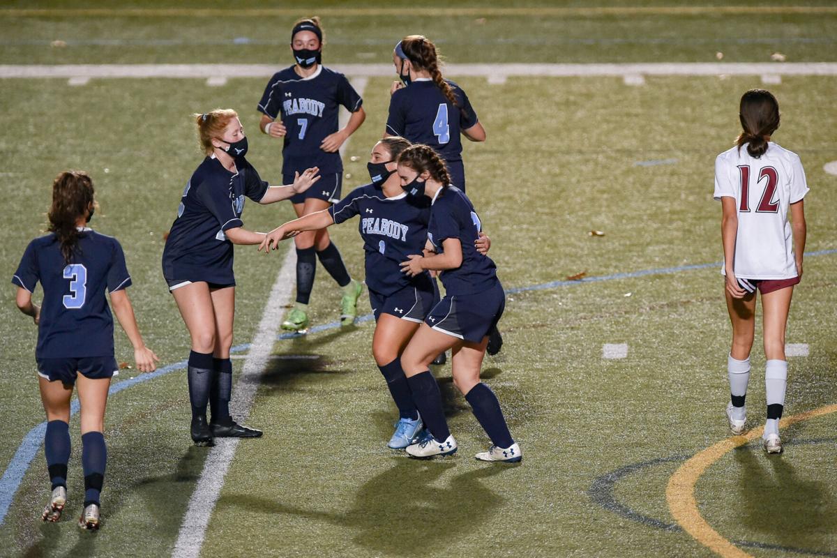 Gloucester at Peabody girls varsity soccer game