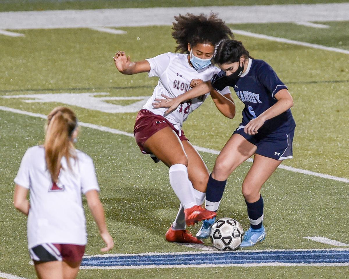 Gloucester at Peabody girls varsity soccer game