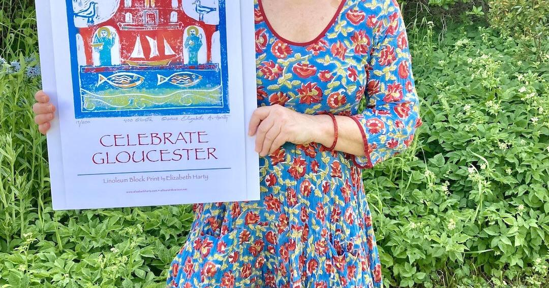 Wood block artist creates ode to Gloucester on its 400th birthday - Vimarsana News
