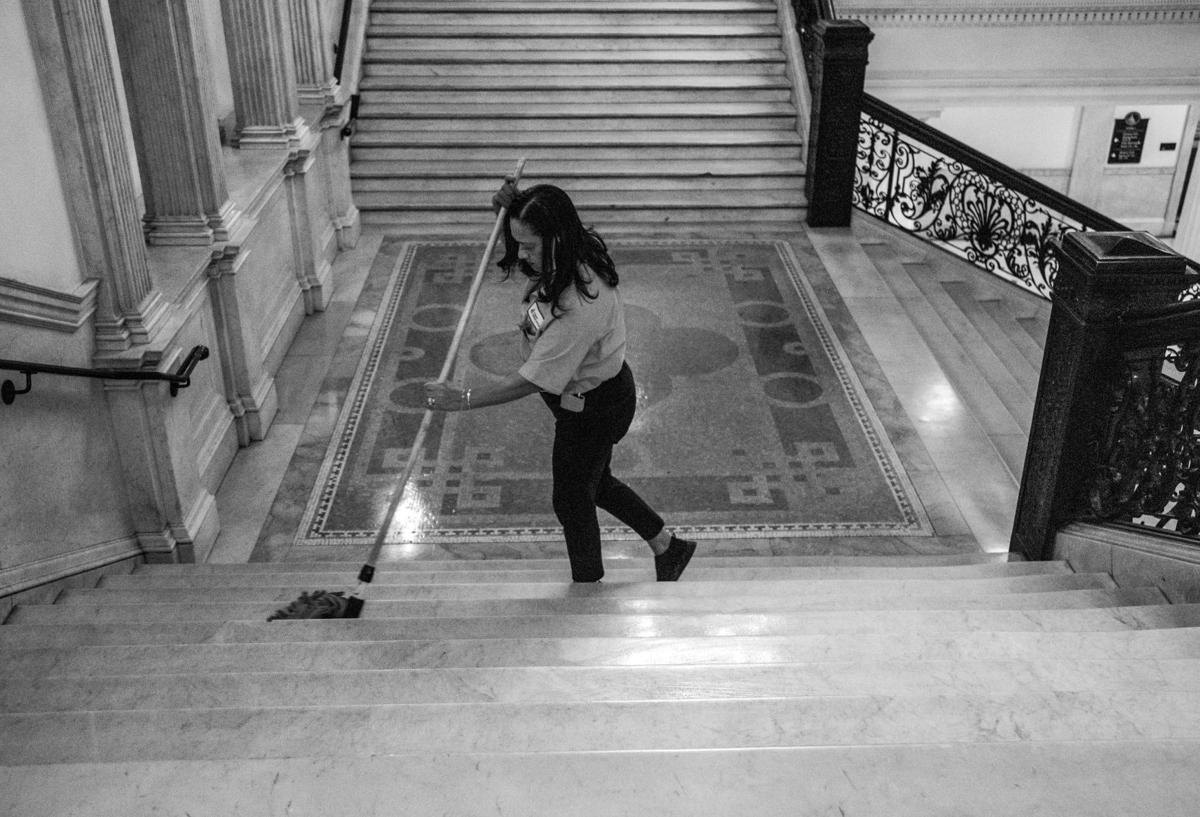 At the State House during the pandemic