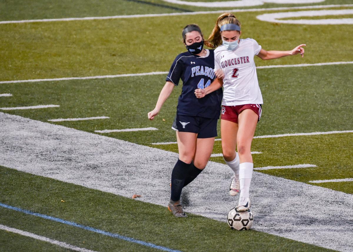 Gloucester at Peabody girls varsity soccer game
