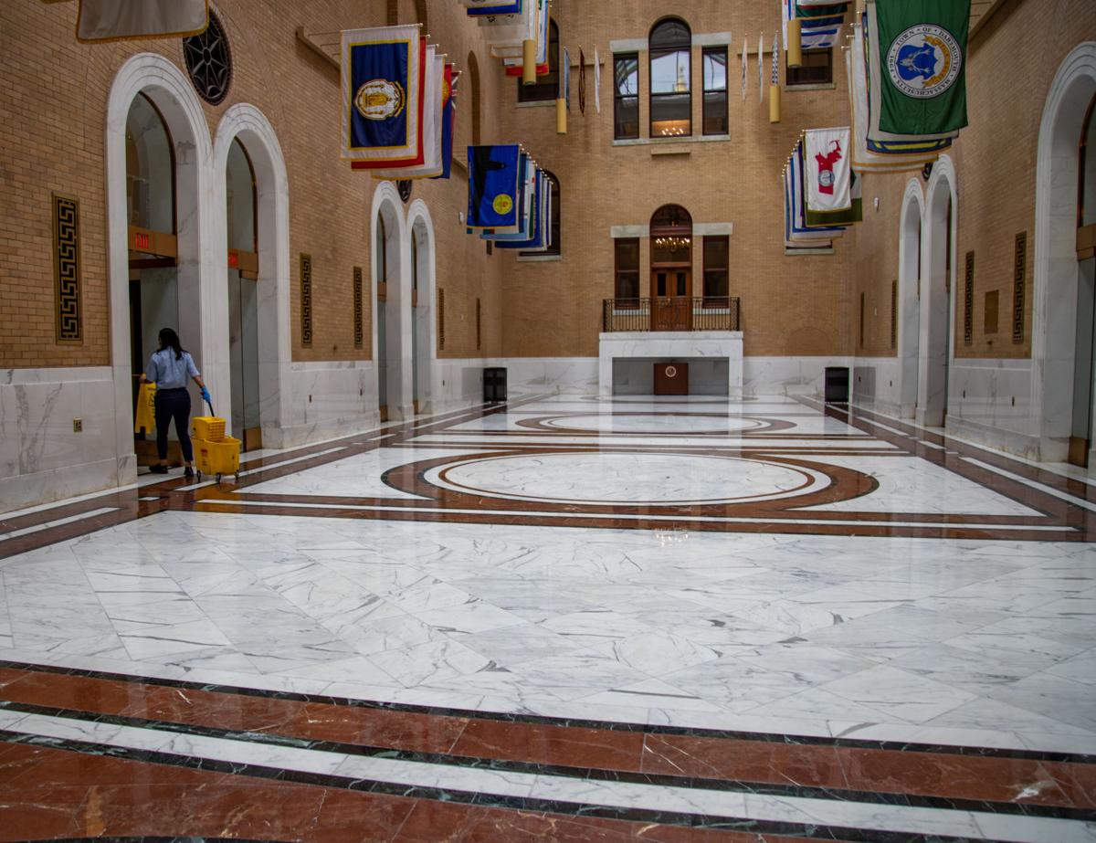 At the State House during the pandemic