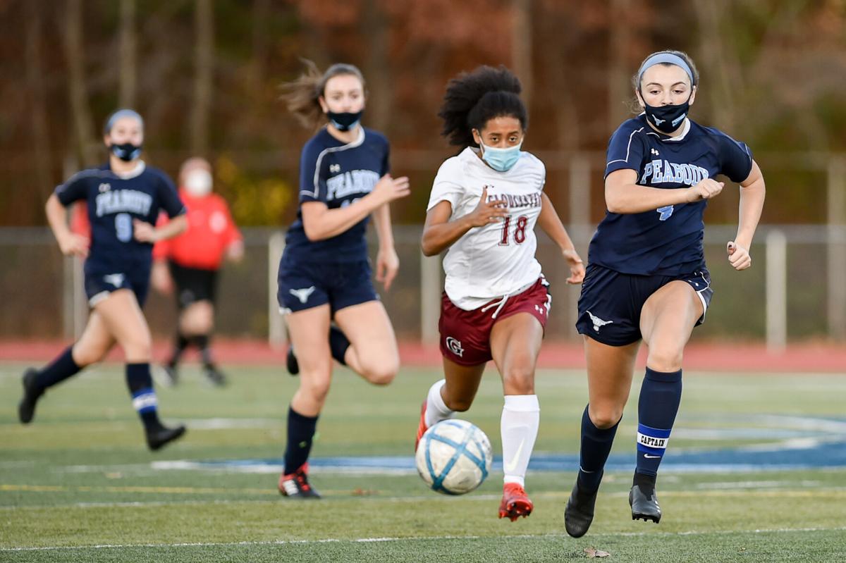 Gloucester at Peabody girls varsity soccer game