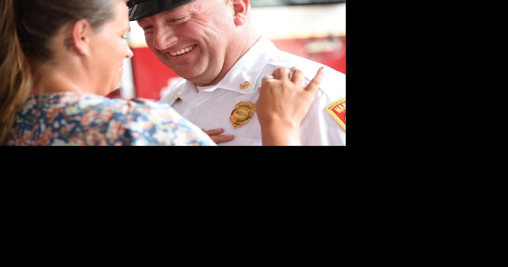 Manchester fire chief, firefighters sworn-in | Local News ...